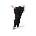 Plus Size Women's Relaxed Fit Straight Leg Jean by Lee in Black (Size 22 W)