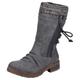 Winterstiefel RIEKER Gr. 43, grau Damen Schuhe Winterstiefel