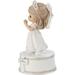 Precious Moments Holy Communion Doll Statue Resin in Brown/White | 7.5 H x 4.75 W x 4.75 D in | Wayfair 212102