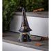 Plow & Hearth Witch Gnome Figurine Metal in Black | 12.75 H x 4 W x 5.5 D in | Wayfair 65K49 BLK