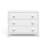 Child Craft Orbit 42" Wide 3-Drawer Dresser Wood in White | 34.6 H x 42 W x 17.2 D in | Wayfair F00209.46