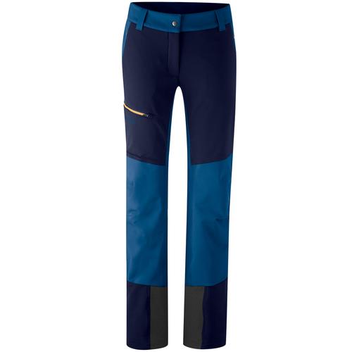 „Funktionshose MAIER SPORTS „“Ofot Hyb W““ Gr. 46, Normalgrößen, blau (nachtblau) Damen Hosen Funktionshosen funktionale und atmungsaktive Hybrid-Hose für“