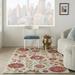 Green/Red 84 x 60 x 0.5 in Area Rug - Red Barrel Studio® Norah Eclectic Traditional Multicolor Transitional Handmade Area Rug Wool | Wayfair