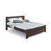 Loon Peak® Corvo Eco Wood Bed - Chemical Free - Natural Hand Rubbed Oil Finish Wood in Black | 32 H x 56 W x 76 D in | Wayfair