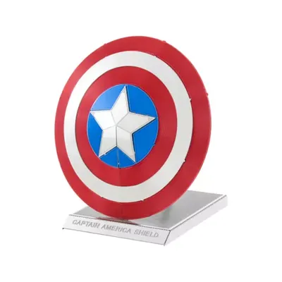 Fascinations Metal Earth 3D Metal Model Kit - Marvel Avengers Captain America's Shield