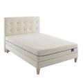 Ensemble matelas naturel, sommier, pieds et tête de lit 180x200