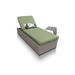 Florence Chaise Outdoor Furniture w/ Side Table