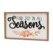 Find Joy in All Seasons Farmhouse Wood Fall Sign, Autunm Harvest Thanksgiving Gifts