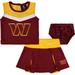 Girls Toddler Burgundy Washington Commanders Two-Piece Spirit Cheerleader Set with Bloomers