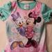 Disney Pajamas | Disney Minnie Pajama Top Size 4t | Color: Green/Pink | Size: 4tg