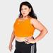 Adidas Tops | Adidas Originals Adicolor Essentials Rib Crop Tank Top Hf3354 Women's | Color: Orange | Size: Various