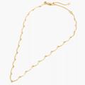 Madewell Jewelry | Madewell Scalloped Chain Necklace | Color: Gold | Size: Os