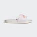 Adidas Shoes | Adidas Slides Women's Size 7 Adilette Shower Script Comfort White Pink Gz5925 | Color: Pink/White | Size: 7