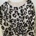 American Eagle Outfitters Sweaters | American Eagle Leopard Print Crop Sweater | Color: Black/Tan | Size: Xs