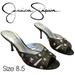 Jessica Simpson Shoes | Js By Jessica Simpson Black Antique Natural Leather Studded Slides | Color: Black | Size: 8.5