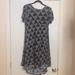 Lularoe Dresses | M Lularoe Carly Dress B02 271 | Color: Blue/Gray | Size: M