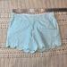 Lilly Pulitzer Shorts | Lilly Pulitzer Buttercup Scallop Hem Shorts Size 2 Shorely Blue Seersucker Euc | Color: Blue/White | Size: 2