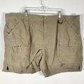 Columbia Shorts | Columbia Women’s Size 4x Pfg Cargo 100% Cotton Shorts | Color: Tan | Size: 4x