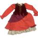 Disney Costumes | Disney Store Girls Halloween Costume Dress Princess Size Large | Color: Orange/Red | Size: Large