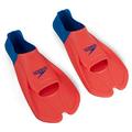 Speedo Adult Biofuse Training Fins, Comfortable Fit, Build Body Strength, Greater Mobility, Orange and Blue, 11-12