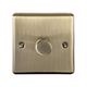 Antique Brass Metal Decorative Switches And Sockets Kitchen/Interior Wall Face Plate Power Outlet (Single 400W LED Dimmer Switch)