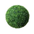 Liummrcy Artificial Grass Dome Ball Plants Grass Ball Green Plastic Plant Ball Boxwood Decor,Boxwood Ball Artificial Leaf Topiary Ball Realistic Fake Plant 52cm