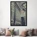 East Urban Home 175 Fifth Avenue Graphic Art on Wrapped Canvas Metal in Black/Gray/Green | 60 H x 40 W in | Wayfair