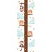Redwood Rover Hanging on the Treetop Growth Chart Canvas in White | 36 H x 12 W in | Wayfair VVRO4812 32412005
