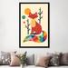 Redwood Rover 'Rainbow Fox' - Wrapped Canvas Print, Cotton in Brown/Green/Red | 60" H x 40" W x 1.5" D | Wayfair VVRO4868 32428883