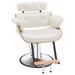 Inbox Zero Salon Chair Hydraulic Barber Chair Hair Cutting Beauty Spa Styling Equipment 8261 Faux Leather/Water Resistant | Wayfair