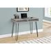 Corrigan Studio® Computer Desk, Home Office, Laptop, Left, Right Set-up, Storage Drawers, 40"L, Work, Metal Wood/Metal in Gray | Wayfair