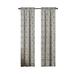 Fleur De Lis Living Geometric Semi-Sheer Rod Pocket Curtain Panels Polyester in Gray | 84 H x 28 W in | Wayfair DECE00CE167F482F984C5E4A87FA9D2A