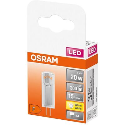 Osram - led Stift 1,8W G4 200lm 12V 2.700K klar