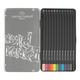 12er-Pack Buntstifte »Black Edition« Metalletui schwarz, Faber-Castell