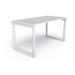 Compel Pivit Reversible Desk Wood/Metal in White | 30" H x 48" W x 30" D | Wayfair PIV-OF-4830-WHT-WHT-BNDL