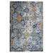 White 36 x 24 x 0.38 in Area Rug - AMER Rugs Alena Transitional Durable Performance Blue/Orange Area Rug | 36 H x 24 W x 0.38 D in | Wayfair