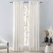 Ricardo Trading Polyester Room Darkening Curtain Polyester in White | 84 H x 50 W in | Wayfair 04706-80-284-01