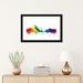 East Urban Home Rainbow Skyline Series: New York City, New York, USA I Painting Print on Wrapped Canvas in Black/Blue/Green | 16 H x 24 W in | Wayfair