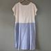 Anthropologie Dresses | Ella Mara Colorblock Cotton Dress | Color: Blue/White | Size: M