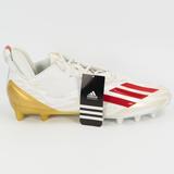 Adidas Shoes | Adidas Adizero Scorch 2 'All American Bowl' Gz8559 Football Cleats Size 16 | Color: Gold/White | Size: 16