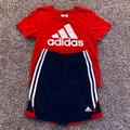 Adidas Matching Sets | Adidas, Boys Matching Set, Size 5 | Color: Blue/Red | Size: 5b