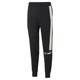 Sporthose PUMA "Around the Block Fleece-Hose Herren" Gr. XS, Normalgrößen, schwarz-weiß (black white) Herren Hosen