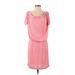 Lole Casual Dress - Mini: Pink Solid Dresses - Women's Size Small