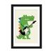 Zoomie Kids One-of-a-Kind Original 'Croco Rock' by Andy Westface - Wrapped Canvas Print, Cotton in Green | 24" H x 16" W x 1" D | Wayfair