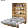 Bim Furniture - Lenart Lit escamotable bed concept 12 160x200 vertical chêne artisanal