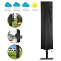 Juste de Protection Imperméable pour Parasol d'Extérieur Accessoire de Jardin Résistant aux