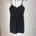 J. Crew Dresses | J. Crew Womens Sundress Black White Polka Dot Print V Neck Spaghetti Strap 4 | Color: Black | Size: 4
