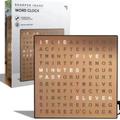 Urban Outfitters Accents | Copper Finish Led Electronic Word Clock Usb Power | Color: Brown/White | Size: Os