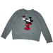 Disney Tops | Disney Mickeymouse Holiday Sweatshirt Women Size Large | Color: Gray | Size: L