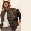 Free People Jackets & Coats | Free People Dolman Quilted Denim Jacket Nwt New Xl L M S Duster Military | Color: Brown/Green | Size: Various